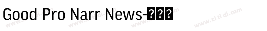 Good Pro Narr News字体转换 Good Pro Narr News字体转换